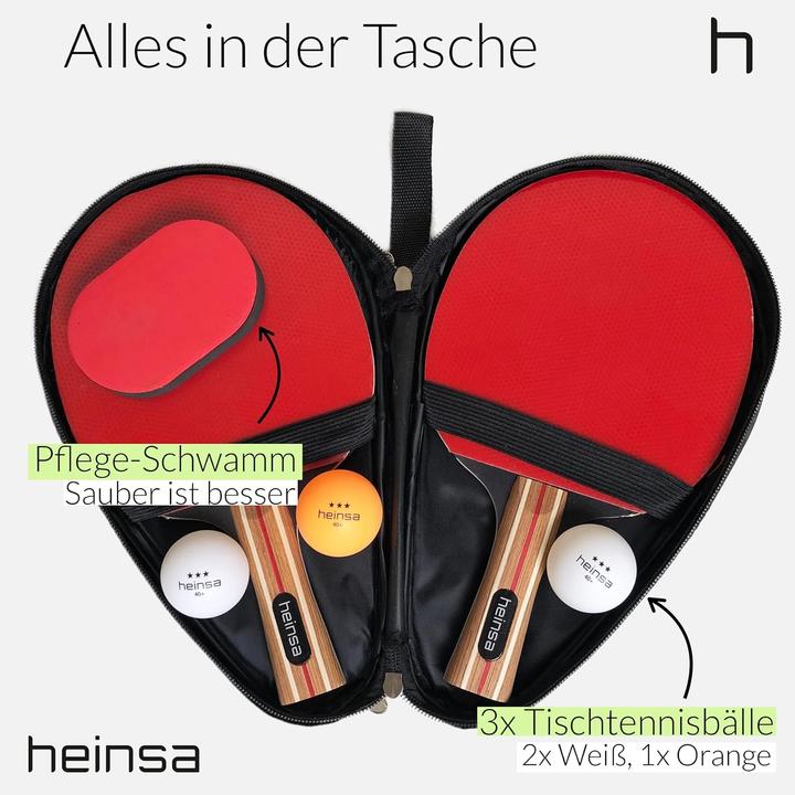 Actual product image Heinsa Table tennis bat set