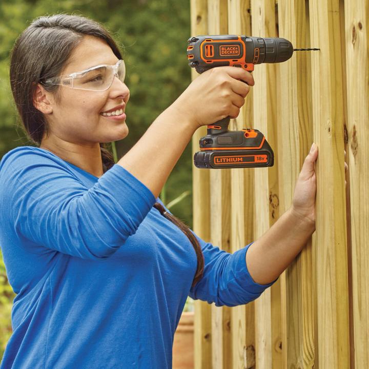 Image du produit Black & Decker Tournevis sans fil BDCDC18KBQW pour perceuse sans fil (Fonctionnement sur batterie)