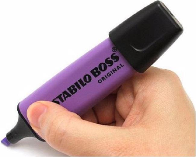 Actual product image STABILO BOSS ORIGINAL highlighter (Purple, 5 mm, 1 x)