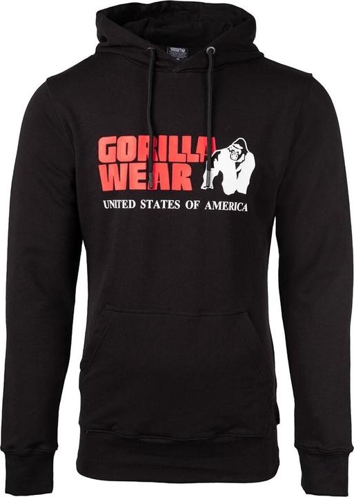 Gorilla Wear Classic Hoodie Schwarz (M)