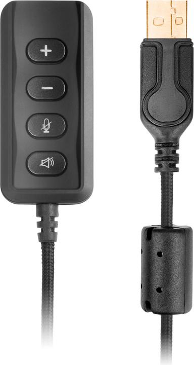 Actual product image Mars Gaming MH6 headphones/headset Wired Head-band Black (Cable)