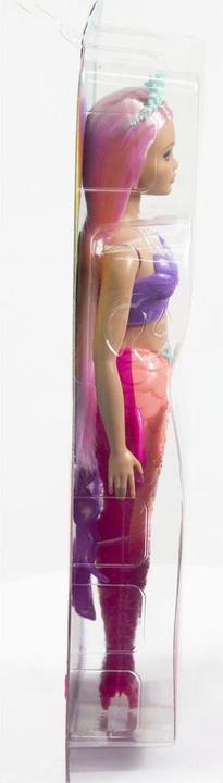 Image du produit Barbie Poupée sirène Dreamtopia (ronde, cheveux roses), jouets à partir de 3 ans