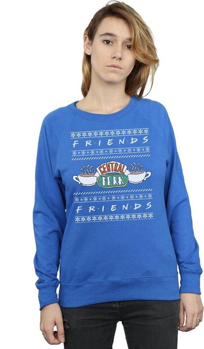 Actual product image Friends Womens/Ladies Fair Isle Central Perk Sweatshirt (XL)