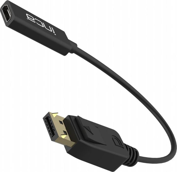 Produktbild Inca Adapter DisplayPort IDPH-07 1.4 > HDMI, 4K, 0.2m retail (20 cm)