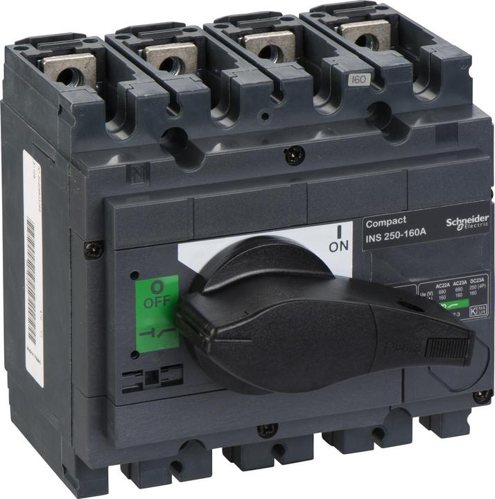 Produktbild Schneider Electric 31105 Lasttrennschalter 160 A 250 V/DC, 690 V/AC 1 St
