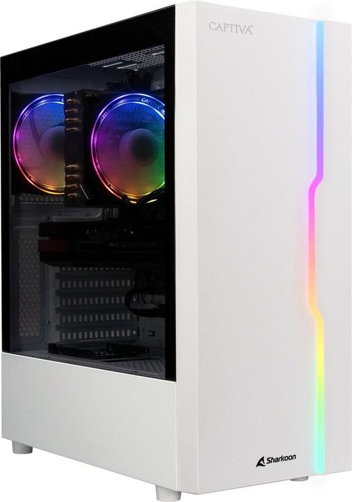 Actual product image Captiva High-end gaming R83-739 Ryzen 5 RX 7700 XT (AMD Ryzen 5 5600, 32 GB, 2000 GB, Radeon RX 7700 XT)