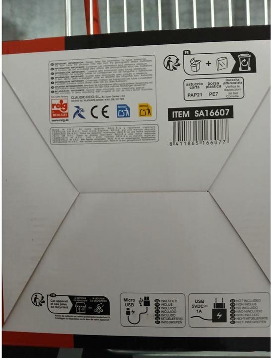 Actual product image Reig Tragbarer Bluetooth Lautsprecher mit Mikrofon (USB power delivery)