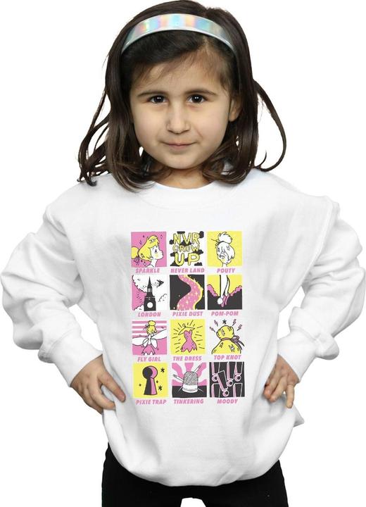 Produktbild Disney Tinkerbell Squares Sweatshirt Mädchen (128)