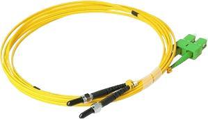 Actual product image BlueOptics Duplex fibre optic patch cable SC/APC-FSMA/PC singlemode 1 metre (CAT6, 1 m)