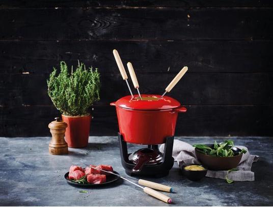 Actual product image Beka Fondue set 'Arome' 10 pieces (Chinoise Fondue, Cheese fondue, Fondue Bourguignonne, Chocolate fondue)