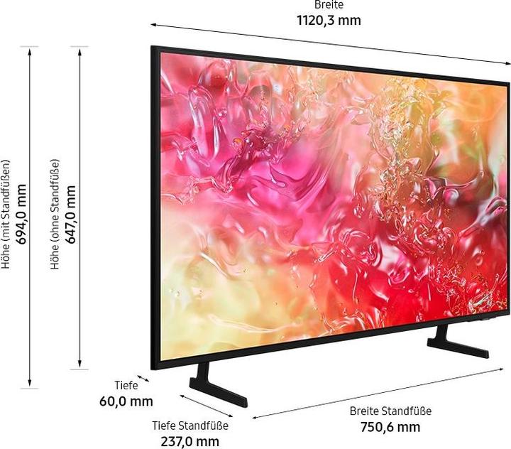 Actual product image Samsung GU50DU7179U (50", AU7179, 4K, 2024)