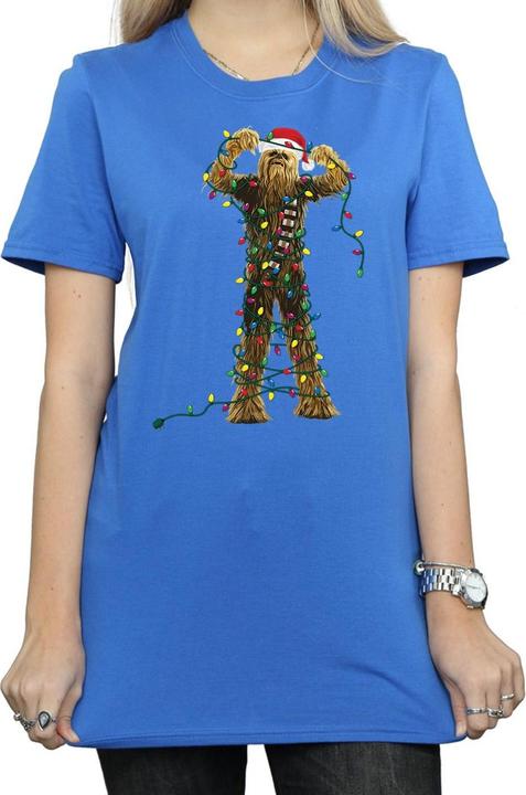 Produktbild Star Wars Chewbacca Christmas Lights TShirt (M)