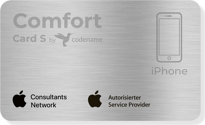 Actual product image codename Comfort Card S - iPhone - Managed Service (SMES, 12 months, Subscription)