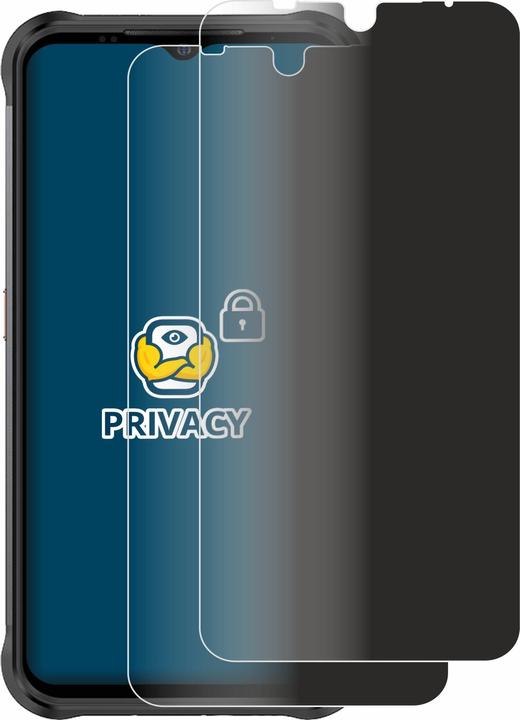 Productafbeelding BROTECT Anti-spionnetje privacyfolie Beschermfolie tegen blauw licht (2 Stuk, Ulefone Power Armor 14 Pro)