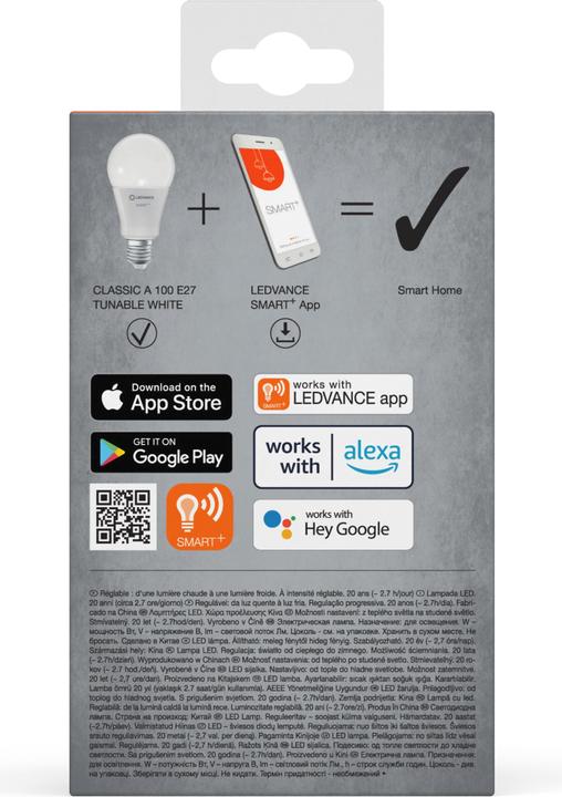 Image du produit Ledvance Smart+ Lecture (E27, 14 W, 1521 lm, 1 x, F)