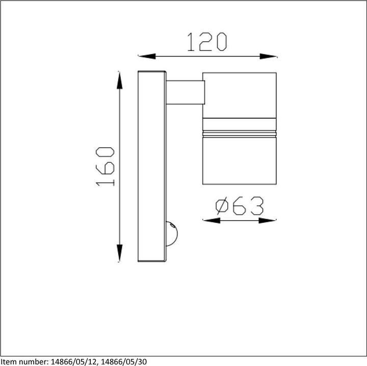 Produktbild Lucide Arne (350 lm, GU10, IP44)