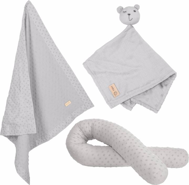 Produktbild Roba Geschenkset Baby Kuscheln und Spielen Lil Planet grau