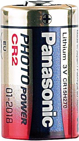 Actual product image Panasonic Photo Lithium Battery CR2, 3V, 850 mAh