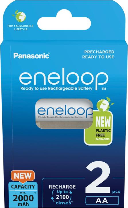 Produktbild Panasonic eneloop (2 Stk., AA, 1900 mAh)
