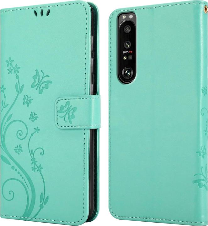 Image du produit Cadorabo Pochette Flower Book (Sony Xperia 1 III)