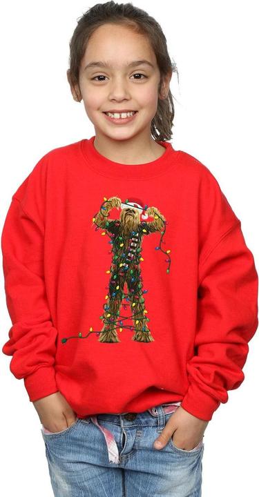 Produktbild Star Wars Chewbacca Christmas Lights Sweatshirt Mädchen (152, 158)