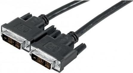 Produktbild Exertis Connect DVI Monitorkabel, Singlelink, 18+1pol DVI-D St./St., 1,0 m Zum Anschluss von Monitoren und Beamern m (1 m, DVI)