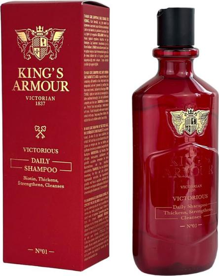 Immagine prodotto King's Armour VICTORIOUS Daily Shampoo-350 ml (350 ml, Shampoo liquido)
