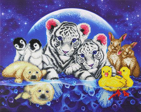 Produktbild Craft Buddy Moonlight Fantasy, 40x50cm Crystal Art Kit