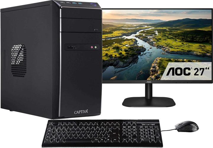 Image du produit Captiva Power Starter 63-243 TFT Bundle Ryzen 3 Radeon Graphics (AMD Ryzen 3 4300GE, 8 Go, 250 Go, AMD Radeon Graphics)