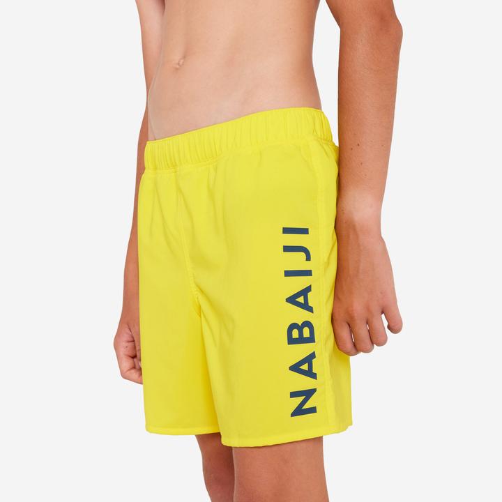 Image du produit Nabaiji Short de bain natation Garçon - 100 jaune (6, 7, 8)