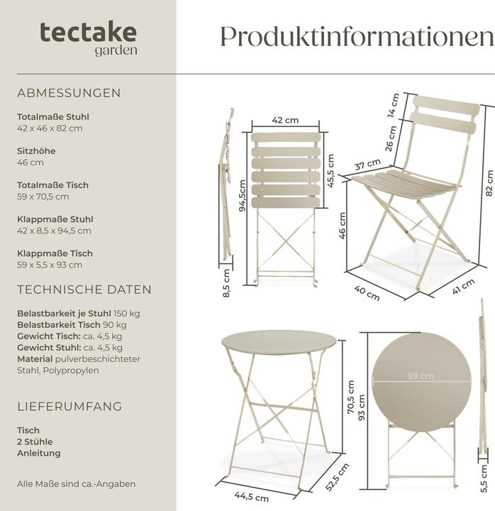 Image du produit tectake Frieda (59 cm)