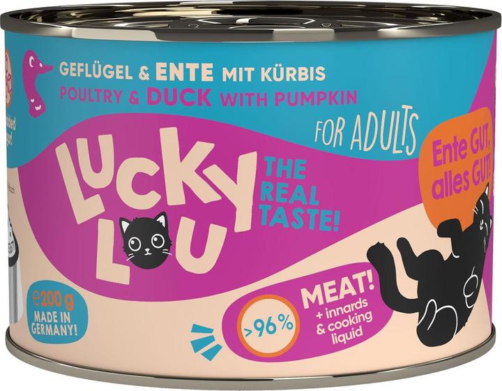Image du produit Lucky Lou Nourriture humide pour chats (Adulte, 1 pcs, 244 g)
