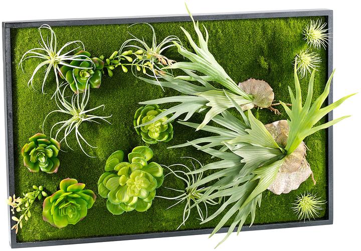 Produktbild Carlo Milano Vertikaler Wandgarten Knut mit Deko-Pflanzen