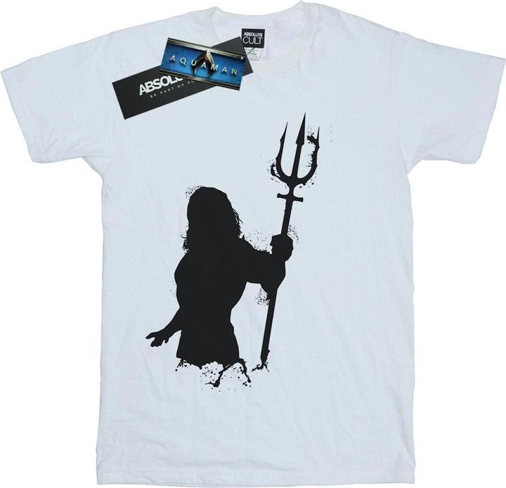 Image du produit Mens Aquaman Mono Silhouette T-Shirt (XL)