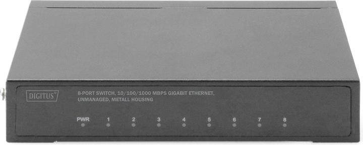 Image du produit Digitus Commutateur Gigabit 8 ports, bureau, Unmanaged, boîtier en métal (8 Ports)