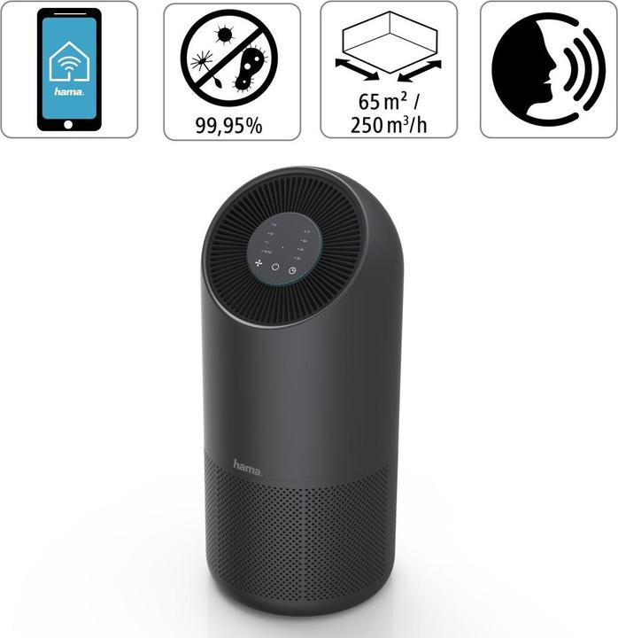 Image du produit Hama Purificateur d'air Smart triple filtre (65 m²)