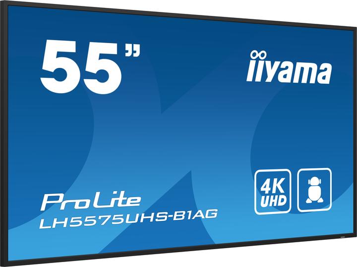 Image du produit iiyama 55 3840X2160 UHD IPS PANEL (3840 x 2160 pixels, 54.60")