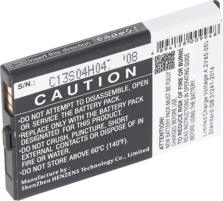 Actual product image AccuCell Battery for Sagem myX-3, myX-5