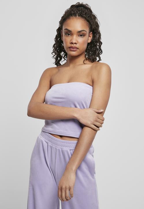 Actual product image Urban Classics Ladies Short Velvet Tube Top (4XL)