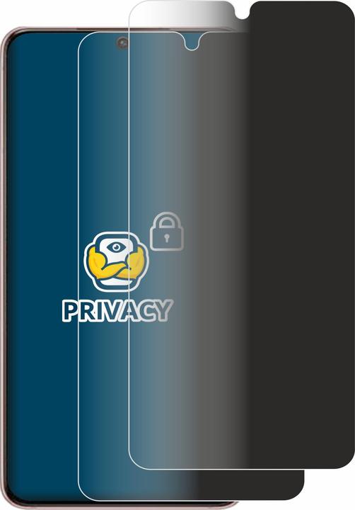 Productafbeelding BROTECT Anti-spionnetje privacyfolie Beschermfolie tegen blauw licht (2 Stuk, Samsung Galaxy S21+)