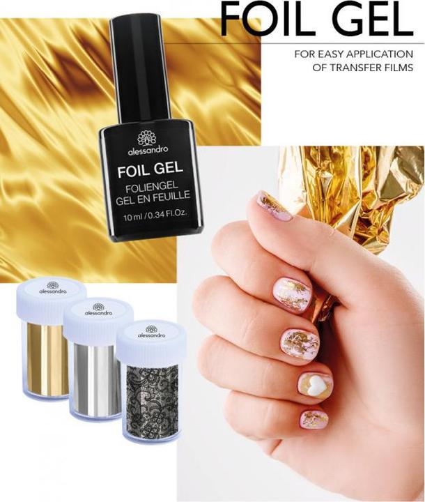 Produktbild Alessandro Transferfolie gold (Kunstnägel, Gold)