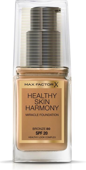 Max Factor Armonia della Pelle Sana 30 ml Bottiglia a Pompa Crema 80 Bronzo (80 Bronzo)