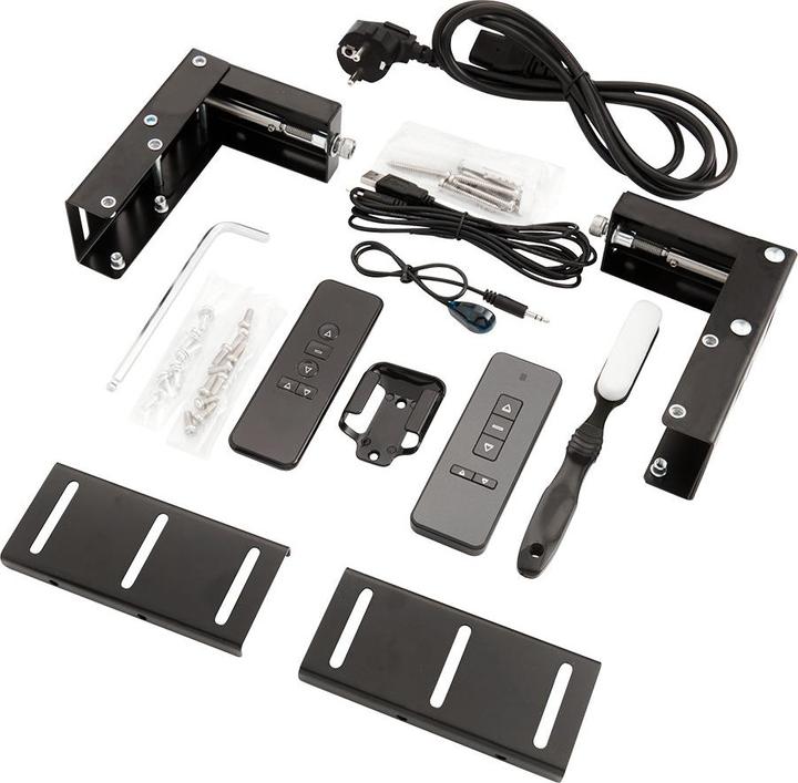 Actual product image Celexon UST High Contrast Floor Scissor Screen - HomeCinema Plus, 80" black (80", 16:9)