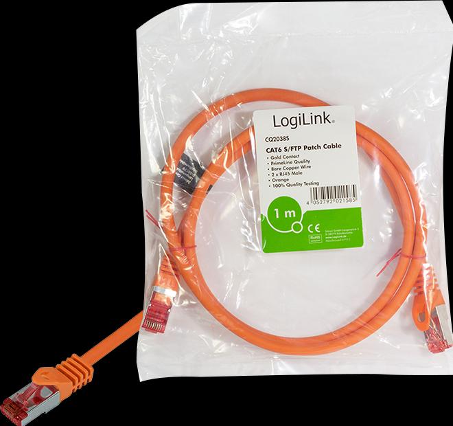 Produktbild LogiLink Netzwerkkabel (S/FTP, CAT6, 1.50 m)