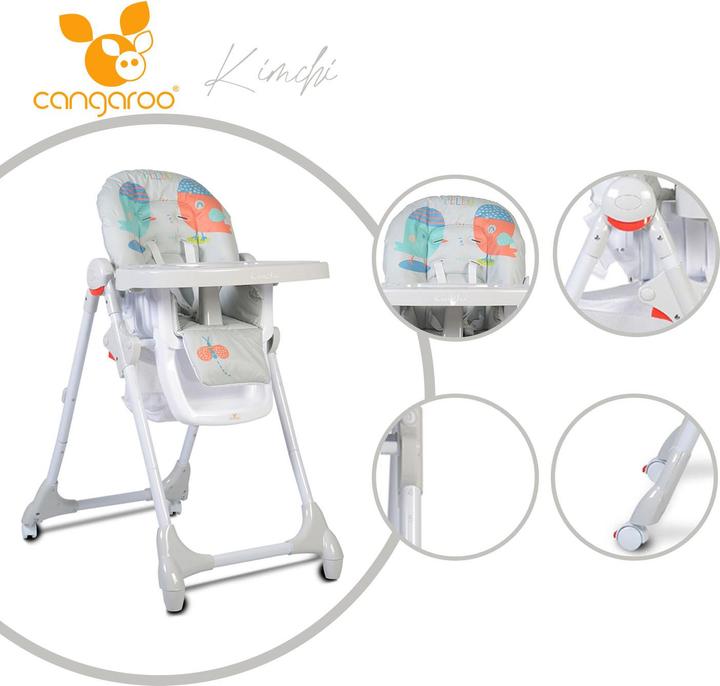 Image du produit Moni chaise haute Kimchi, pliable (Chaise haute)