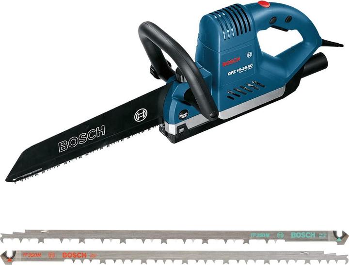 Immagine prodotto Bosch Professional Coda di volpe elettrica GFZ 16-35 AC, 2x lame per sega f. cemento cellulare, 2x f. legno + plastica