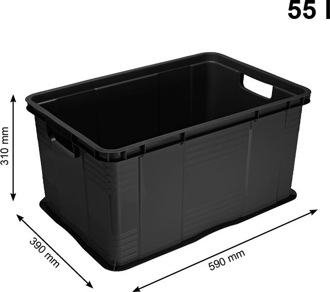 Image du produit Rotho Agilo (31 x 40 x 60 cm, 55 l)