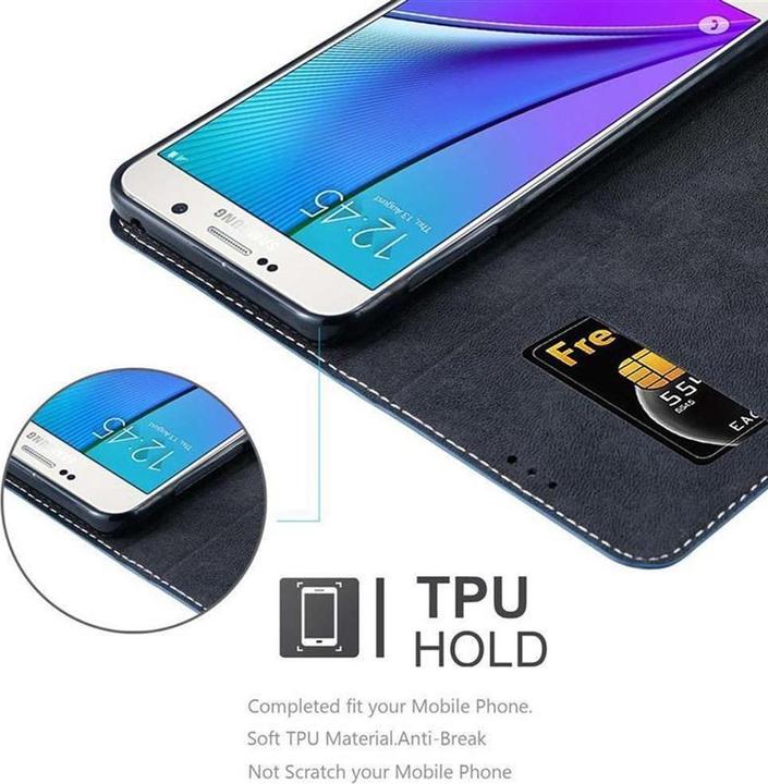 Actual product image Cadorabo Book X Wallet Cover (Samsung Galaxy Note 5)