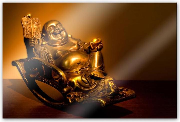 Produktbild Trenddeko Happy Buddha (60 x 40 cm)