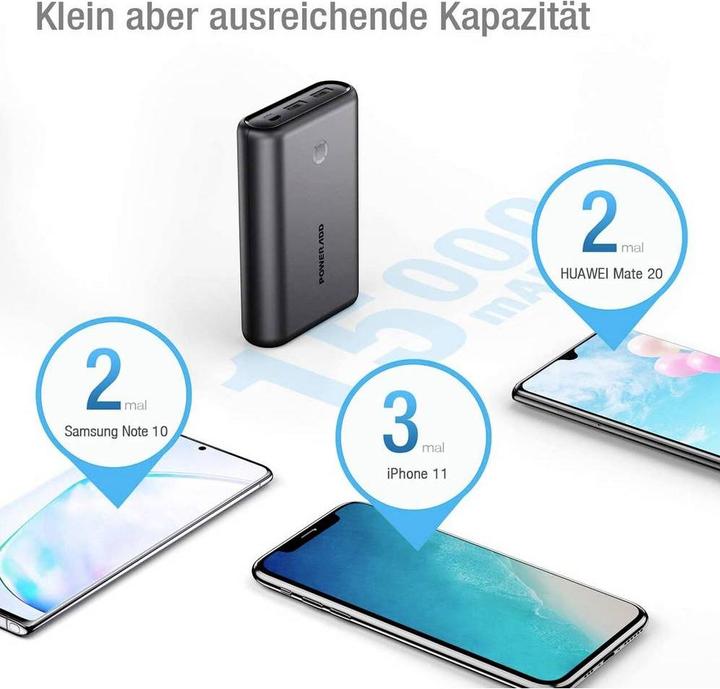Actual product image Poweradd EnergyCell (15000 mAh, 55.50 Wh)